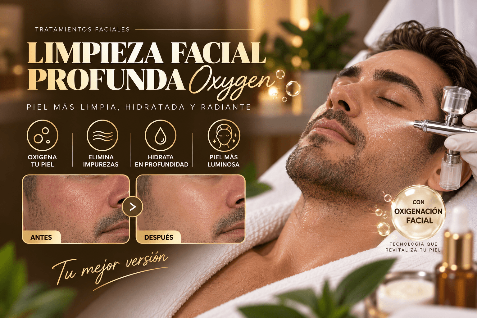 Limpieza Facial Profunda Oxygen 💧