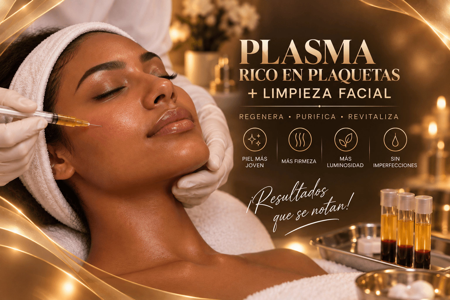 Plasma Rico en Plaquetas + Limpieza Facial